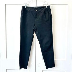 1822 ankle skinny jeans black size 14